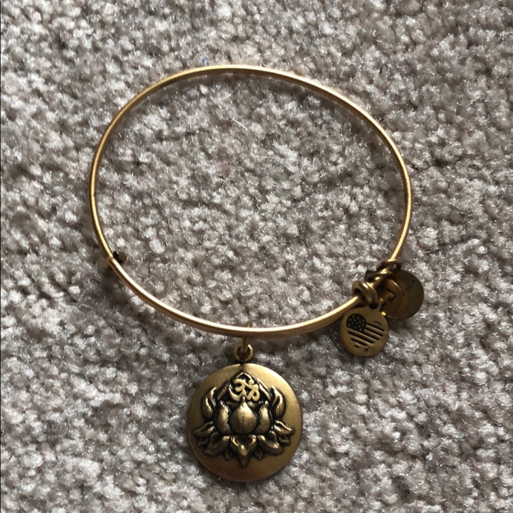 Alex and Ani bracelet lotus flower